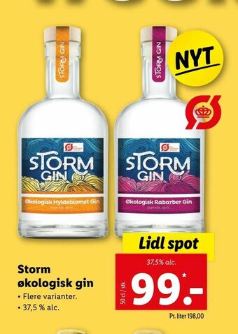 Let-Køb Storm økologisk gin tilbud