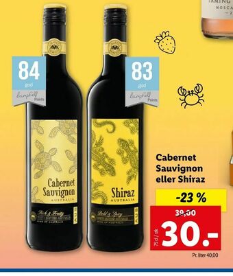 Cabernet Sauvignon eller Shiraz