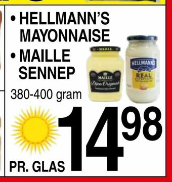 ABC Lavpris Hellmann's mayonnaise • maille sennep tilbud