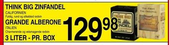 ABC Lavpris Think big zinfandel, Grande alberone tilbud