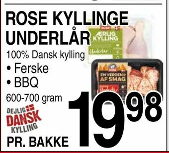 ABC Lavpris Rose kyllinge underlår tilbud