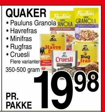 ABC Lavpris Quaker tilbud