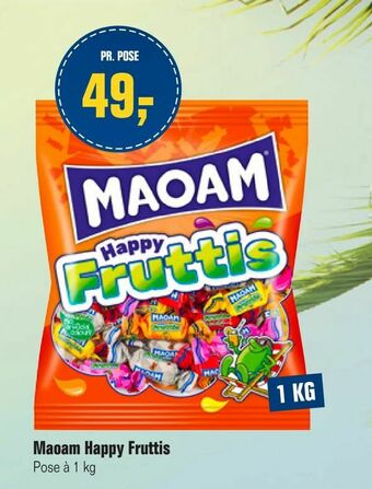 Otto Duborg Maoam Happy Fruttis tilbud