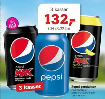 Poetzsch Padborg Pepsi produkter tilbud
