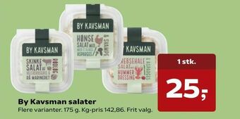 Kvickly By Kavsman salater tilbud