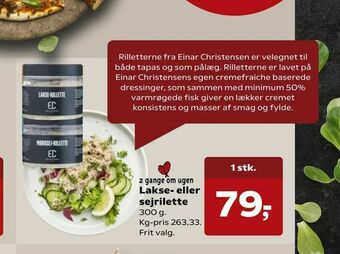 Kvickly Lakse- eller sejrilette tilbud