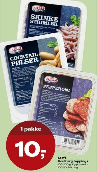 Kvickly Steff Houlberg toppings tilbud