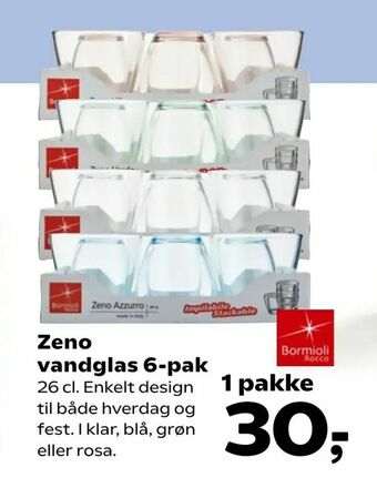 Kvickly Zeno vandglas 6-pak tilbud
