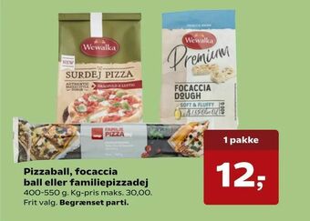 Pizzaball, focaccia ball eller familiepizzadej