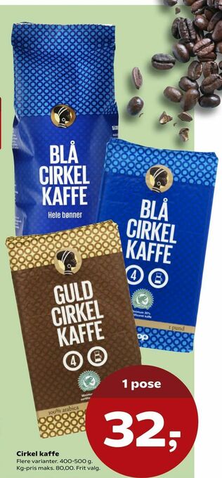 Kvickly Cirkel kaffe tilbud