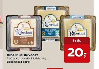 Kvickly Riberhus skiveost tilbud
