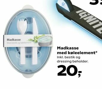Madkasse med køleelement
