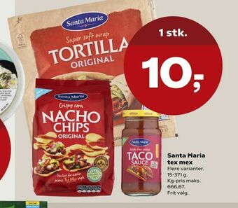 Kvickly Santa Maria tex mex tilbud