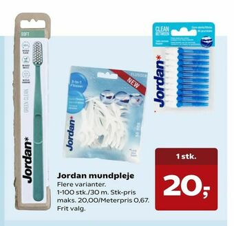 SuperBrugsen Jordan mundpleje tilbud