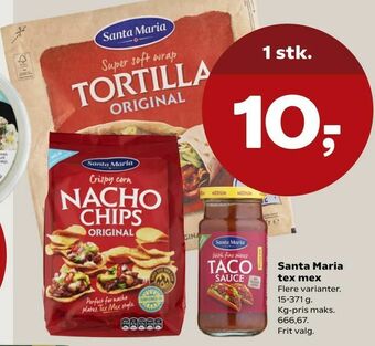 SuperBrugsen Santa Maria tex mex tilbud