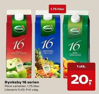 SuperBrugsen Rynkeby 16 serien tilbud