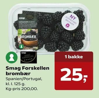 SuperBrugsen Smag Forskellen brombær tilbud