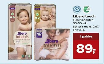SuperBrugsen Libero touch tilbud