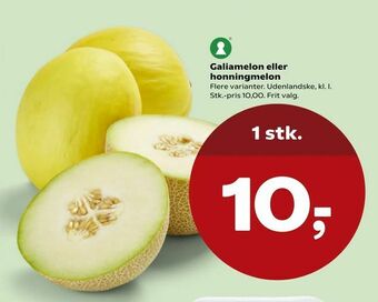 Galiamelon eller honningmelon