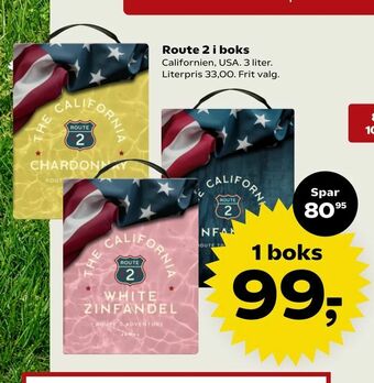 SuperBrugsen Route 2 i boks tilbud