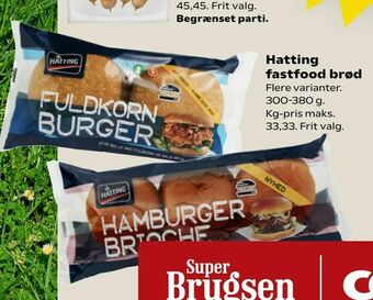 SuperBrugsen Hatting fastfood brød tilbud