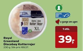 SuperBrugsen Royal Greenland Discobay Kutterrejer tilbud