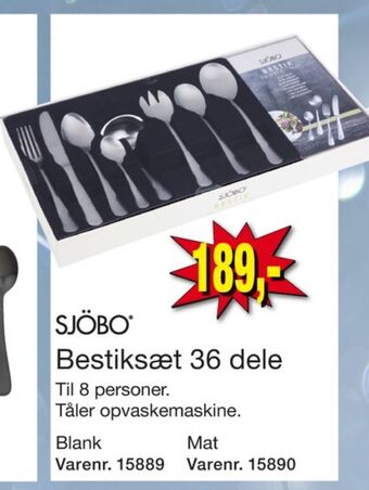 Harald Nyborg Sjöbo bestik tilbud