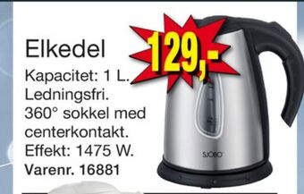 Harald Nyborg Sjöbo elkedel tilbud