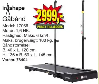 Harald Nyborg In shape gåbånd tilbud