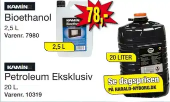 Harald Nyborg Kaminx bioethanol tilbud