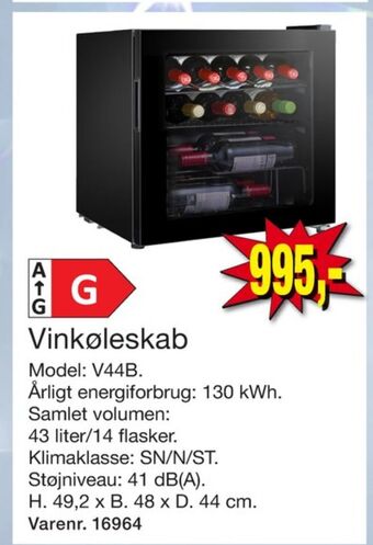 Harald Nyborg Wasco vinkøleskab tilbud