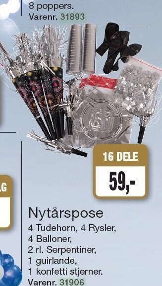 Harald Nyborg Nytårspose tilbud