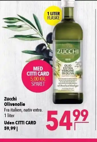Citti Zucchi olivenolie tilbud