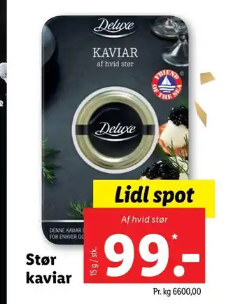 Lidl Stør kaviar tilbud