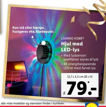 Lidl Hjul med led-lys tilbud