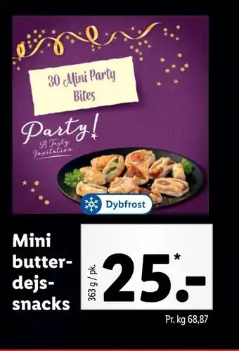 Lidl Mini butterdejssnacks tilbud