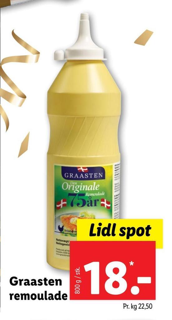 Graasten remoulade tilbud hos Lidl