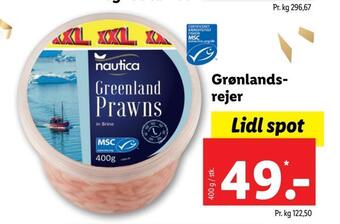 Lidl Grønlandsrejer tilbud