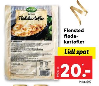Lidl Flensted flødekartofler tilbud