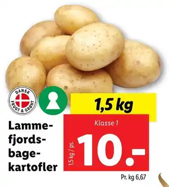 Lidl Lammefjords bagekartofler tilbud