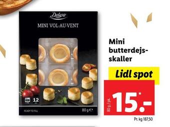 Mini butterdejsskaller