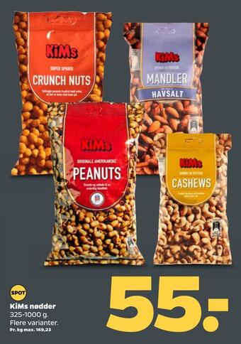 Netto Kims nødder tilbud