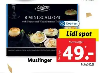 Lidl Muslinger tilbud