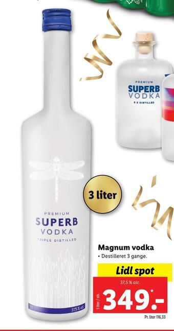 Lidl Magnum vodka tilbud