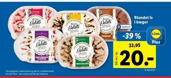 Lidl Blandet is i bæger tilbud