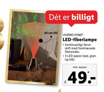 Led-fiberlampe