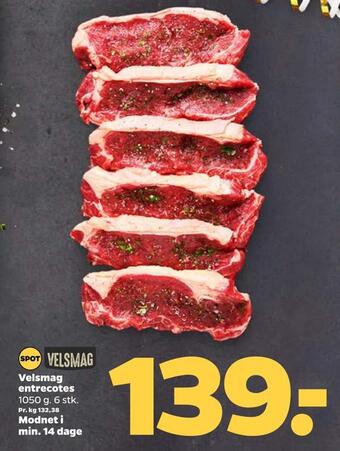 Netto Velsmag entrecotes tilbud