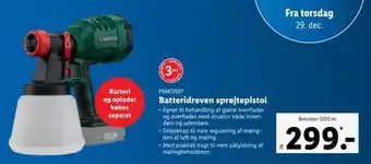 Lidl Batteridreven sprøjtepistol tilbud
