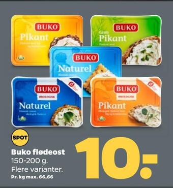 Netto Buko flødeost tilbud