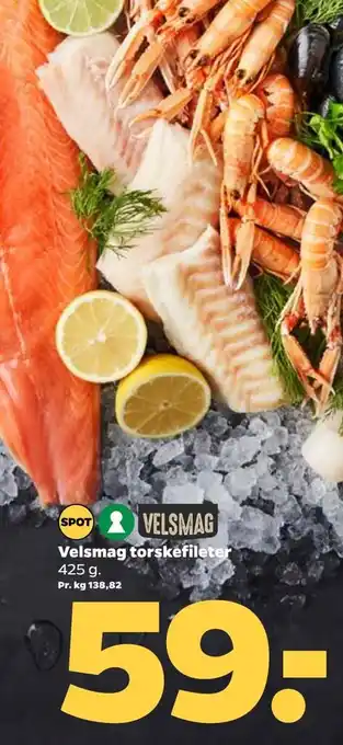 Netto Velsmag torskefileter tilbud